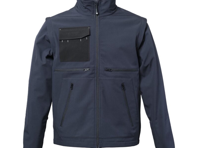 Giubbino Multitasca Manica Staccabile Soft Shell Chambery