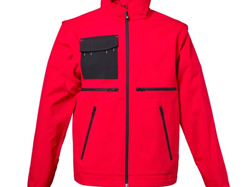 Giubbino Multitasca Manica Staccabile Soft Shell Chambery